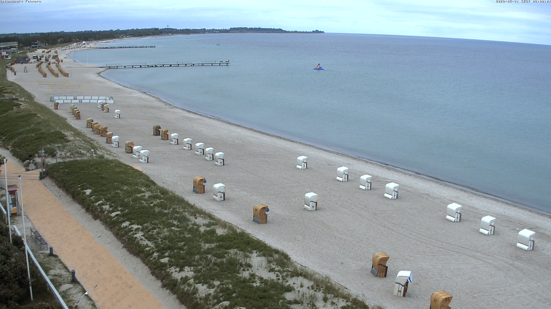 Strandburg Webcam Burgtiefe Südstrand Fehmarn