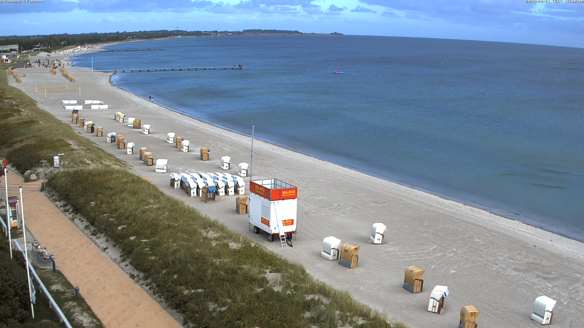Strandburg Webcam Burgtiefe Südstrand Fehmarn