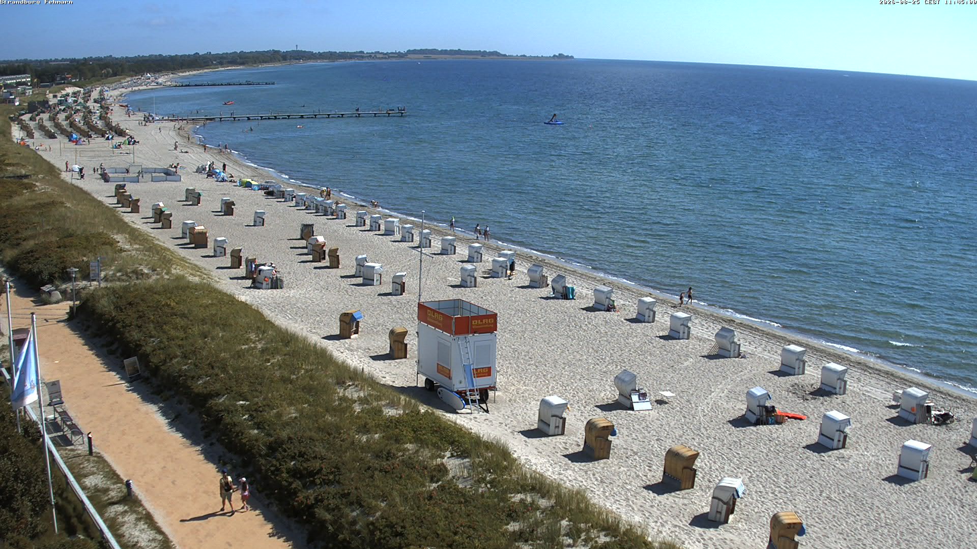 Strandburg Webcam Burgtiefe Südstrand Fehmarn